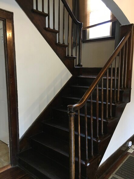 Stairway to second floor - 340 E 13th Ave