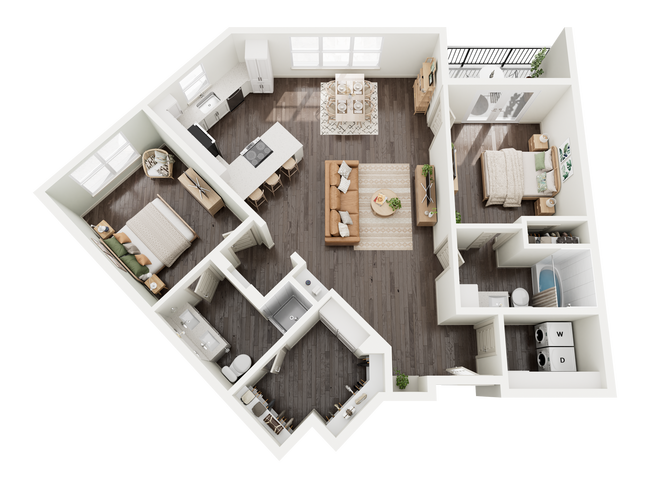 2M floor plan The Janis - The Janis
