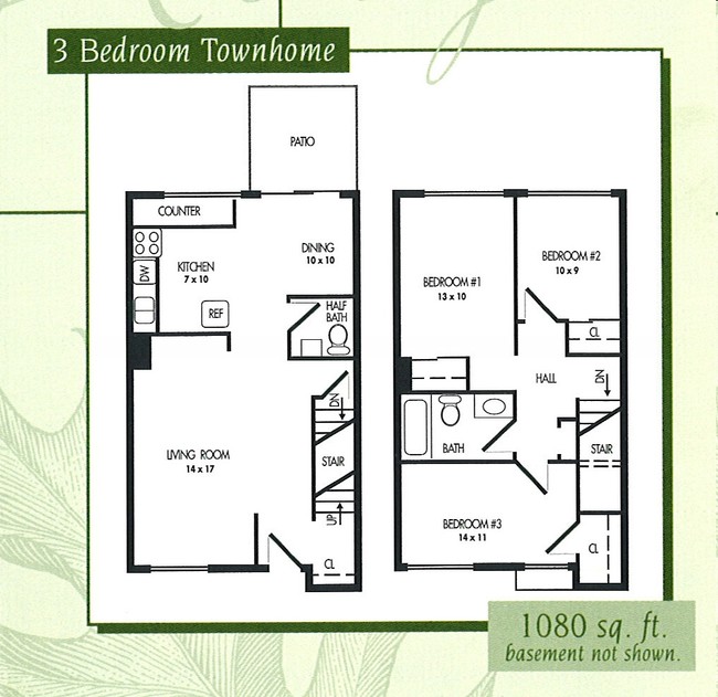 3BR/1.5BA - Arbor Pointe Townhomes