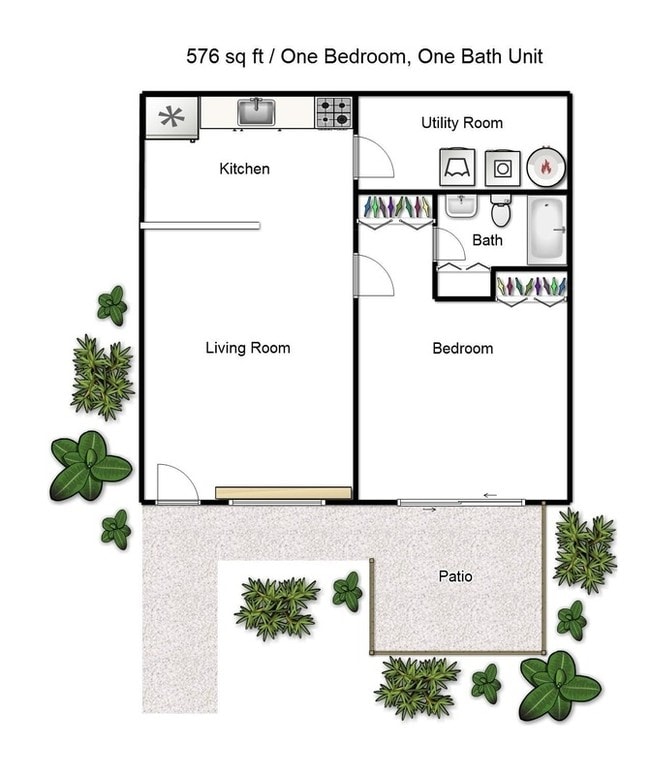1BR/1BA - Mark Landing II Apartment Homes
