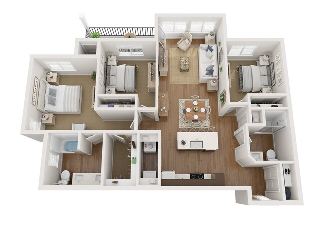 Floorplan - Haven Apartments