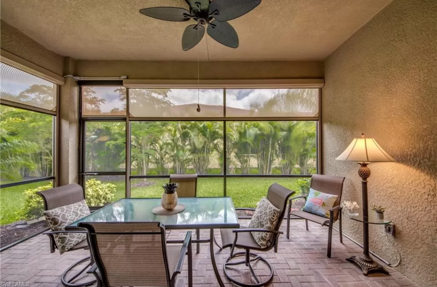 Outdoor protected lanai - 11899 Five Waters Cir