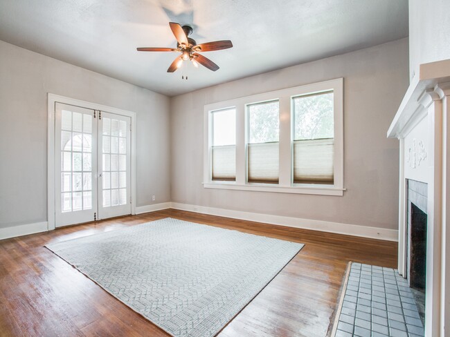 Living Room showing French Doors leading to Patio. - 1007 W Craig Pl