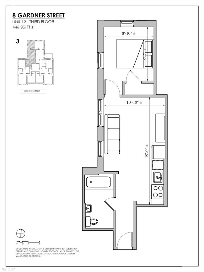 Primary Photo - 1 br, 1 bath Condo - 8 Gardner St Apt 12D