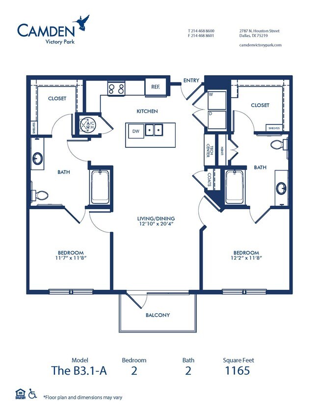 Floorplan - Camden Victory Park