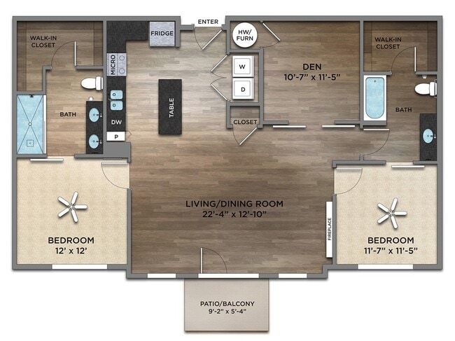 Floorplan - Century Baxter Ave