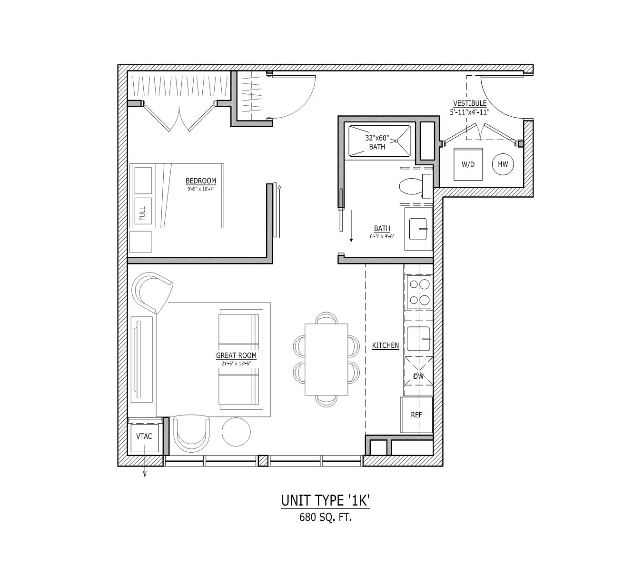 Floorplan - Flats on Fifth