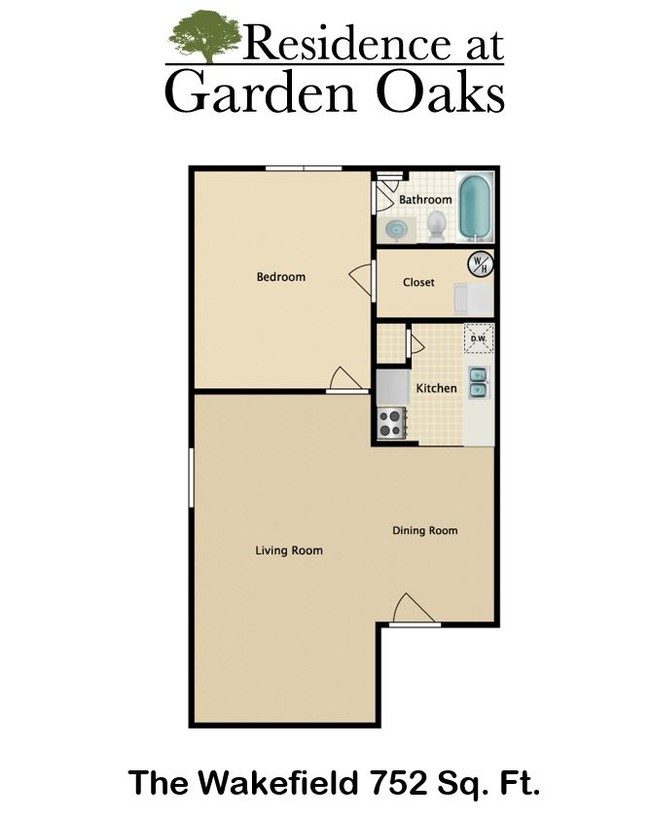 Floorplan - Residence at Garden Oaks