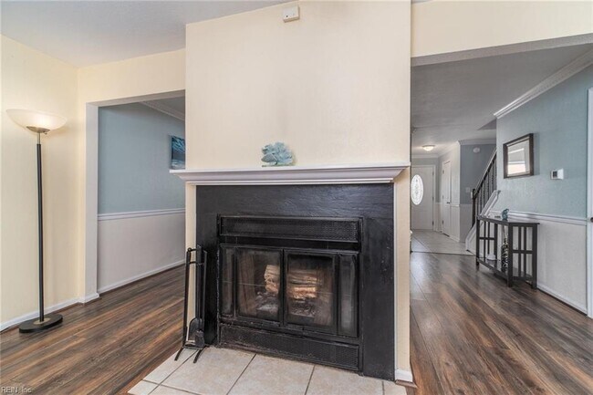 Decorative Fireplace in Living Room - 662 Biltmore Dr