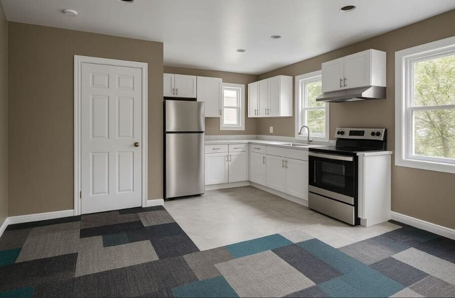 The kitchen is completely renovated with brand-new fittings and appliances, including a state-of-the - 2578 W 18th Pl