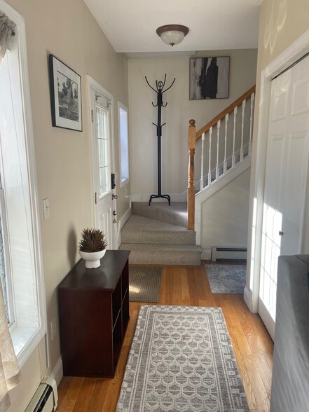 hallway to stairs - 18 Scamman St