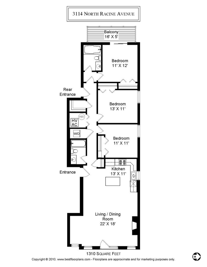 Building Photo - 3114 N Racine Ave
