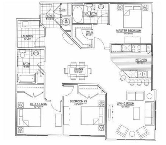 Floorplan - Meridian at Harrison Pointe