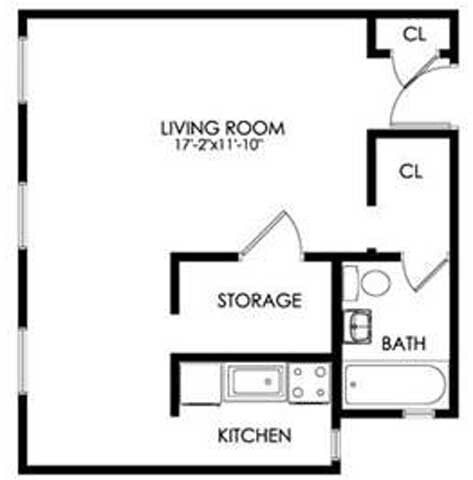 Floorplan - Parkway Manor Apartments