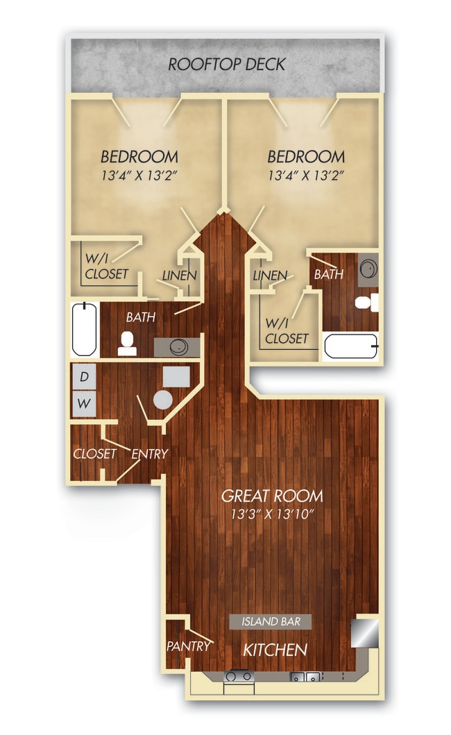 Floorplan - Abodes Downtown- KOT and Franklin