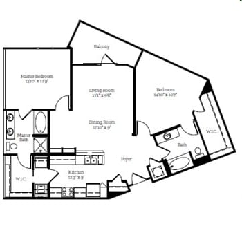2BR/2BA - Serrano