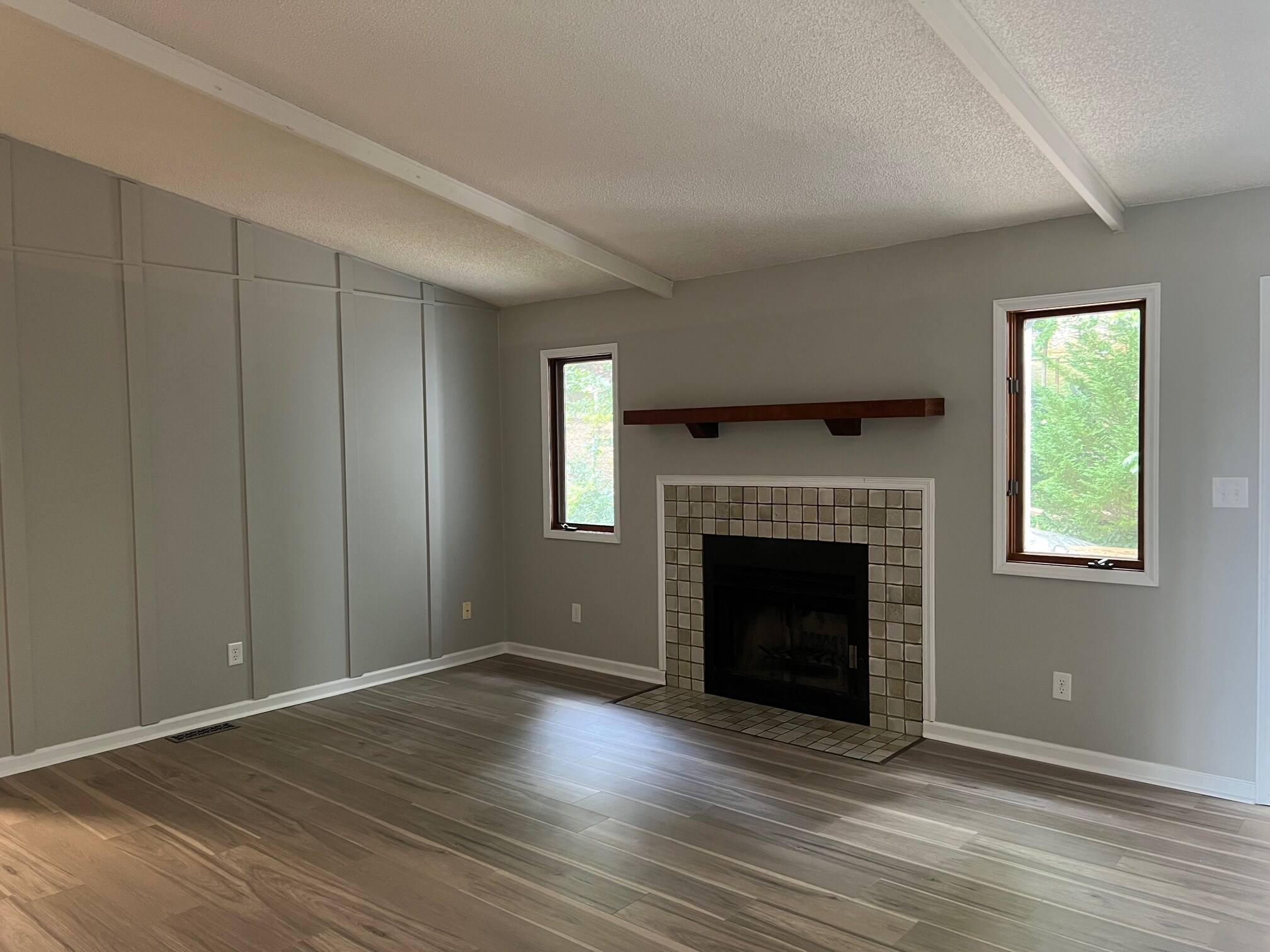 Living Room with Fireplace - 116 Lookout Dr