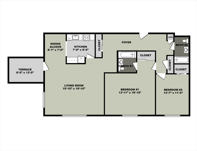 Floorplan - Thomas Wynne Apartments