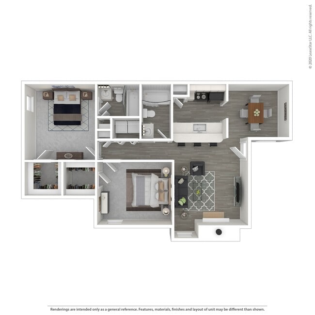 Floorplan - Alena Apartments