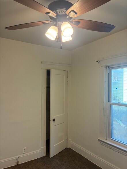 Bedroom and in room closet - new paint, carpet, and ceiling fans - 18243 Sloane Ave