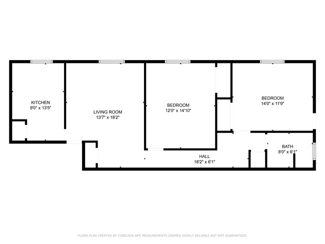 Floor Plan Deemed Accurate Not Guaranteed - 550 N Line St