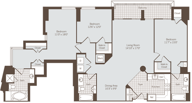 Floorplan - Bennett Park