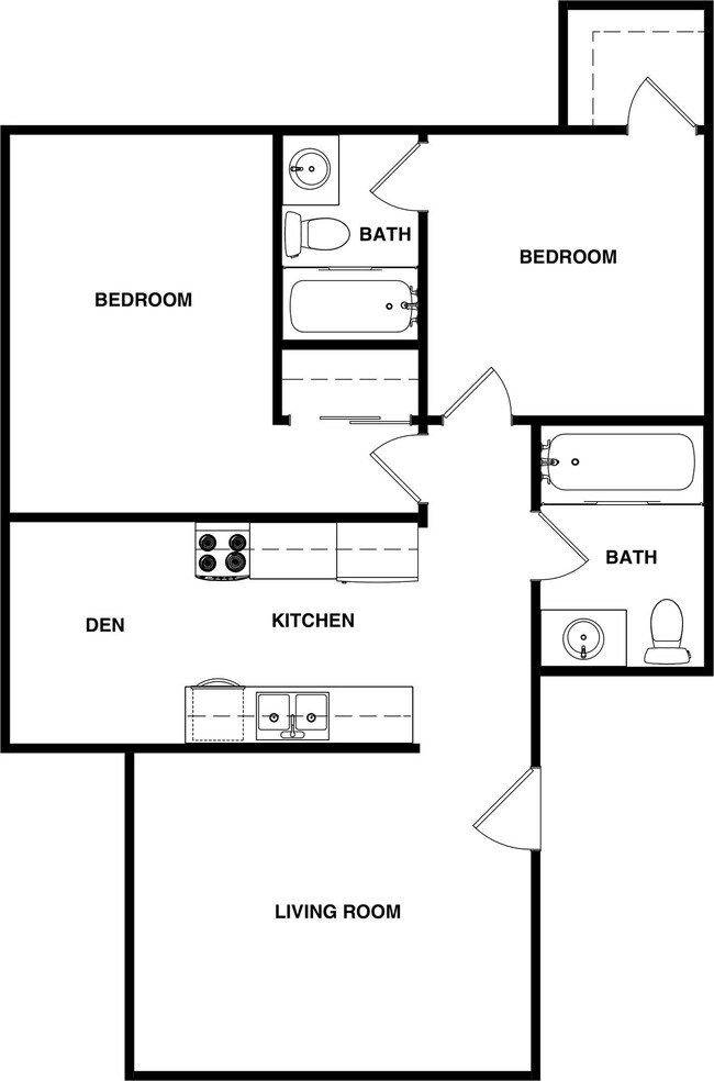 Floorplan - Victoria Park Apts Edmond
