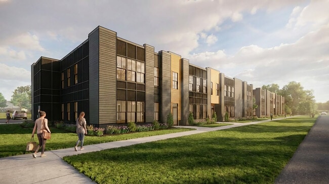 Exterior Rendering - Water Trail Row