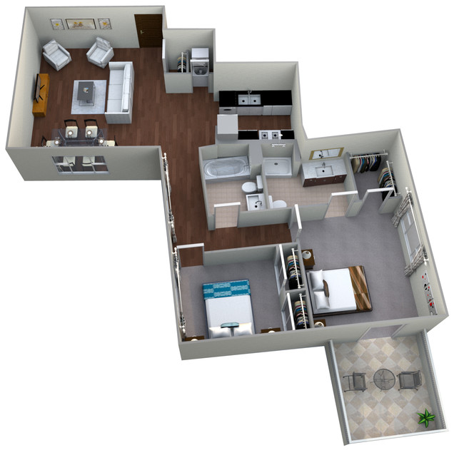 Floorplan - Linea Cambridge Apartments