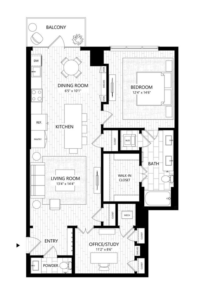 Floorplan - The Everett Nashville Yards