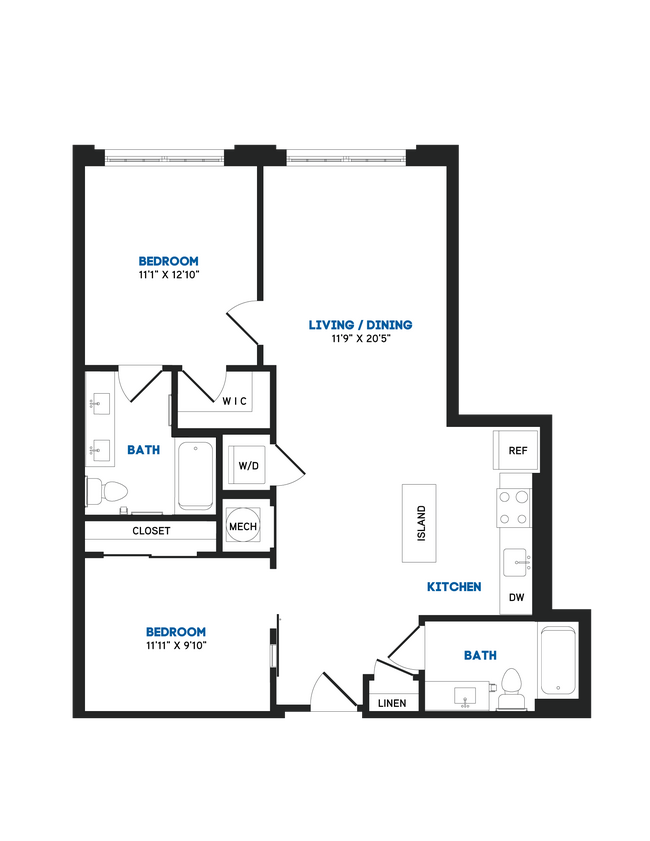 Floorplan - The Chase at Bryant Street