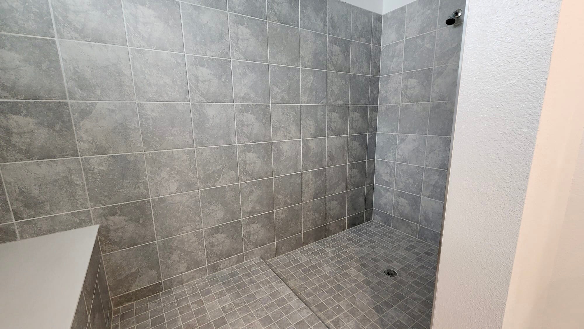Primary -Large shower & Bench - 1427 Brentwood Dr