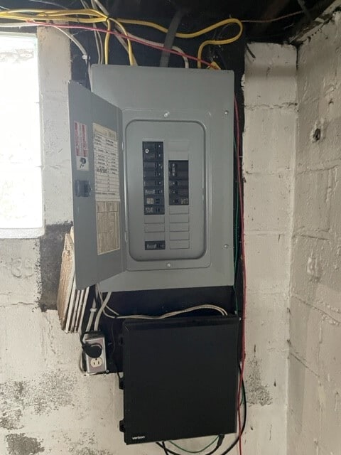 Circuit Breakers in Basement - 108 Malden Rd