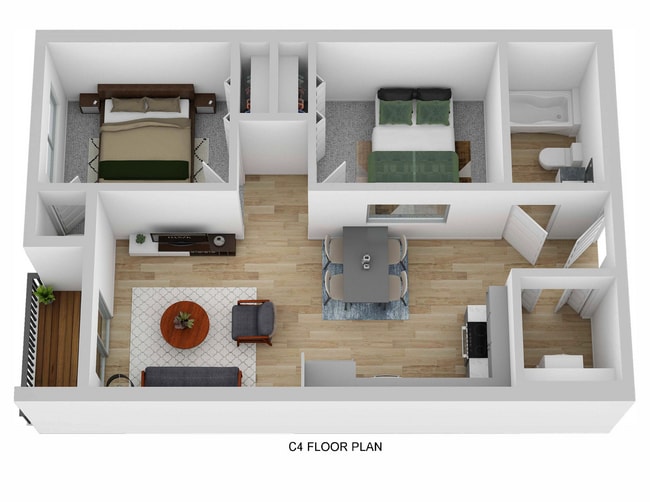Floorplan - The Quinn | Modern Apartments on Historic Grand Ave