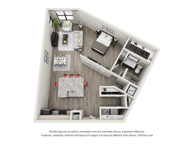 Floorplan - The Mallory Eastside