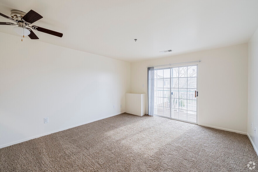 The Meade - 2BR, 1BA - 803SF - Living Room - Meadows at Salem Run