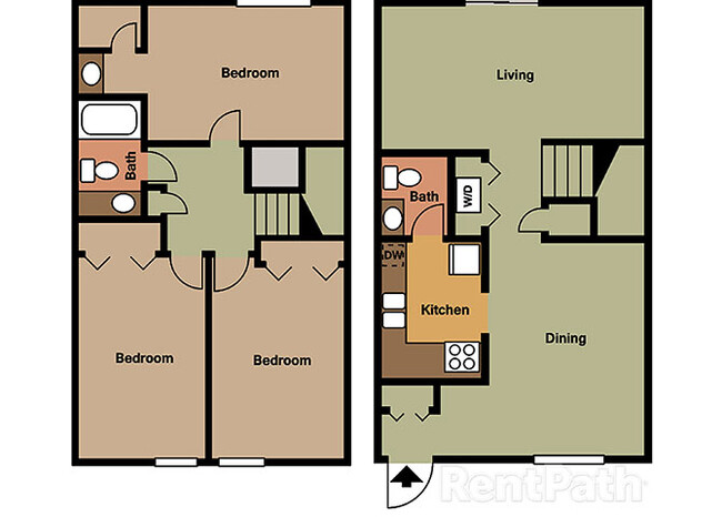 Floorplan - Hamilton Square Apartments