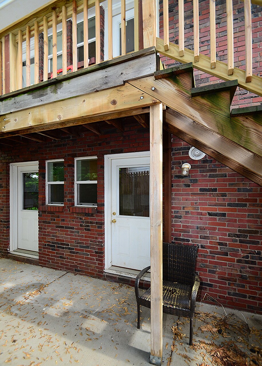 Additional external doors to kitchen of each apt. - 3903 Cass St