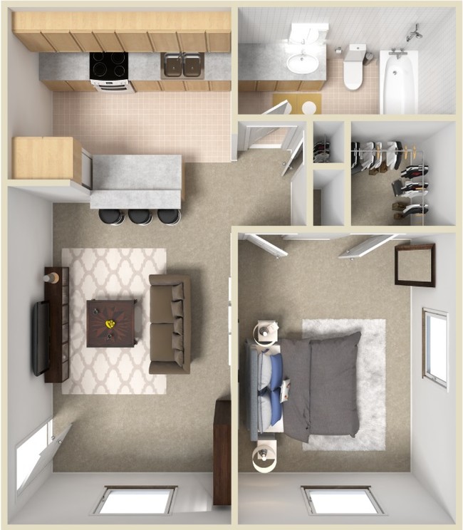 Floorplan - The 95 Apartments