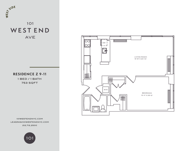 Floorplan - 101 West End Avenue