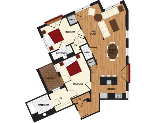 2BR/2.5BA - Mint Condominiums