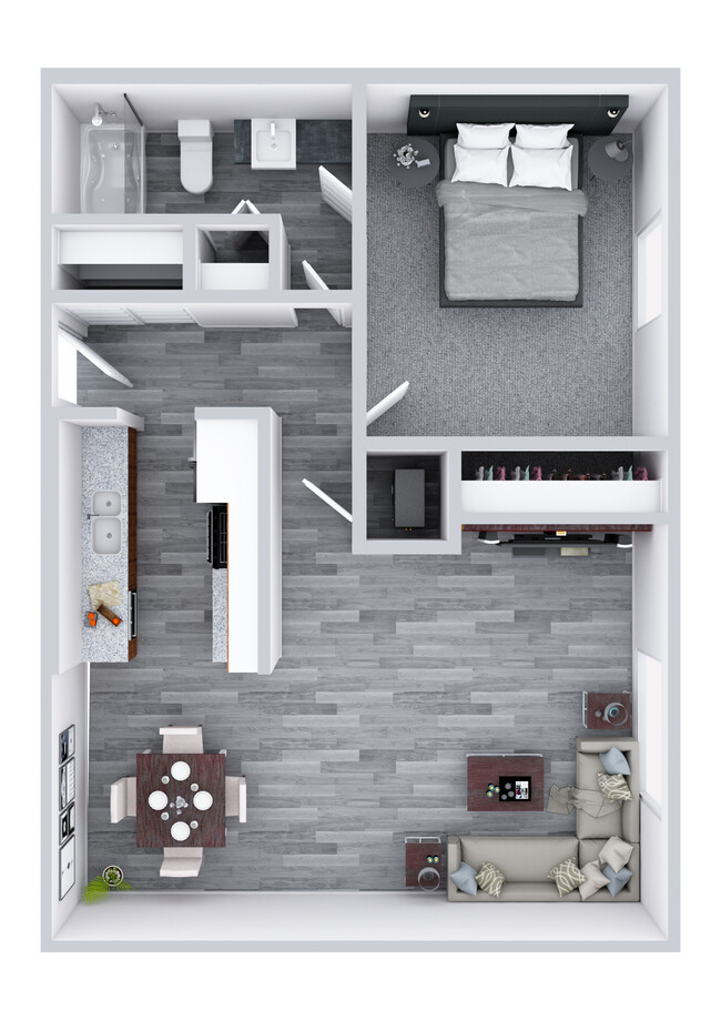 THE BIRCH - One Bedroom - Autumn Place