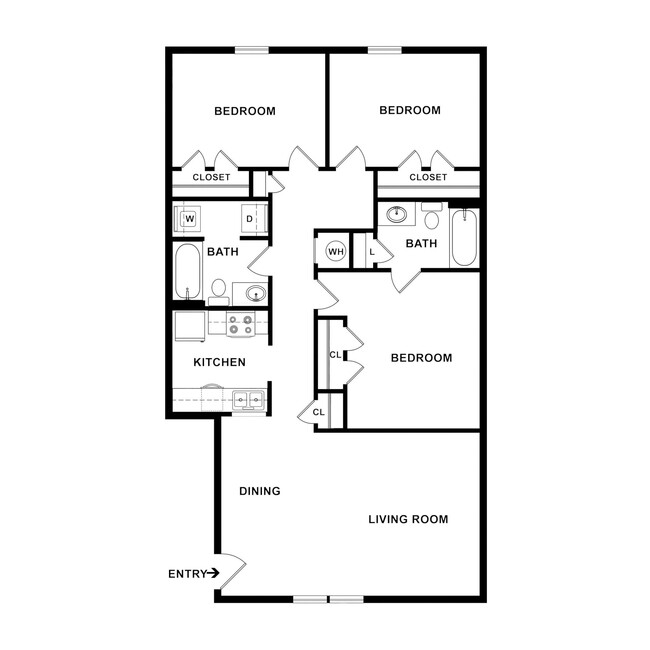 Floorplan - Parkridge Apartments