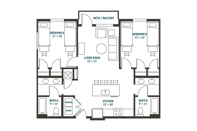 Enterprise 2x2 1001 - Northside Apartments