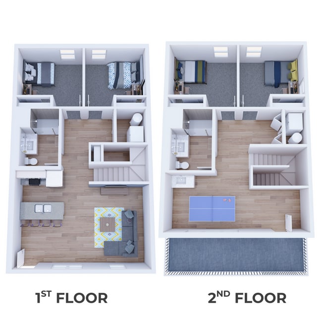 4BR/2BA TOWNHOME - West Quad