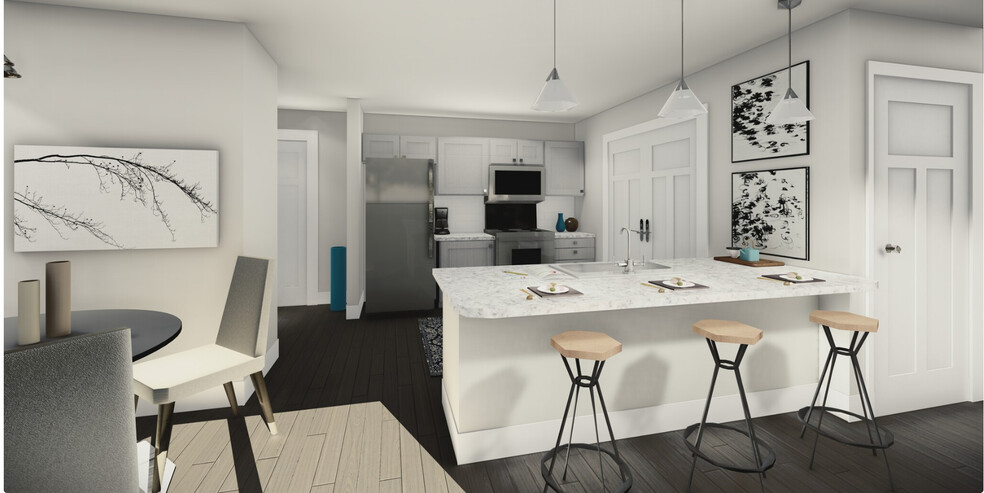 Kitchen and Dinning - Flats at Walnut Ridge