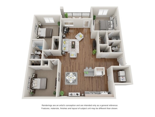 Floorplan - Kings Pointe Apartments