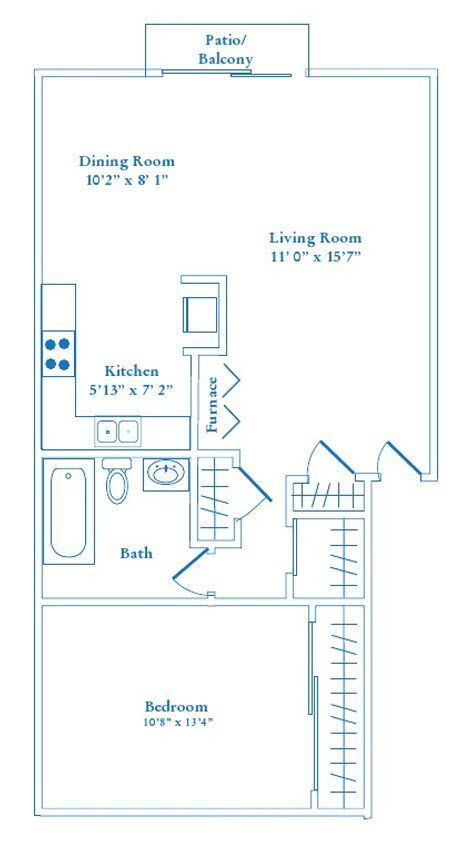 Floorplan - Village of Cross Creek Apartments