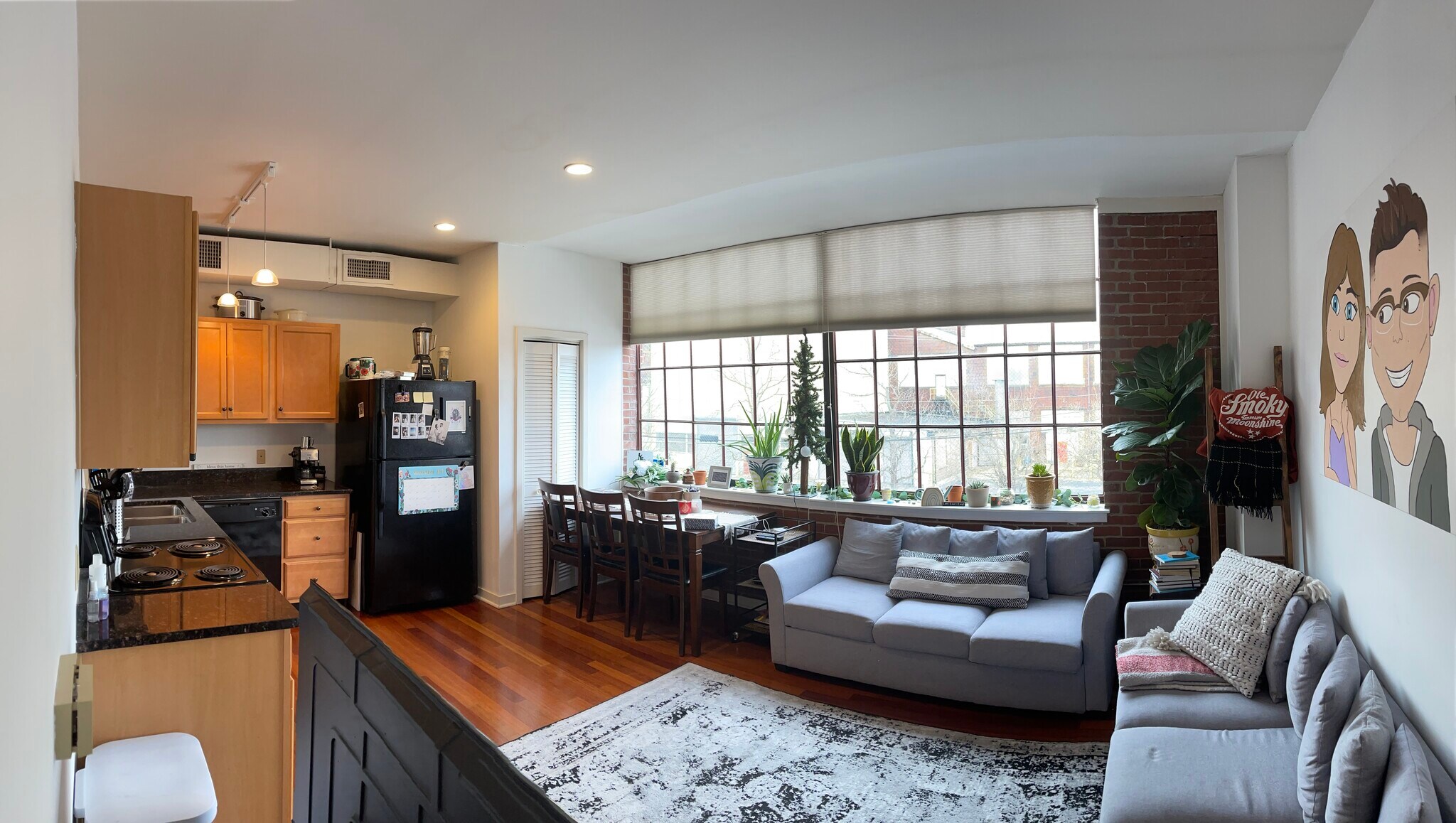 Living Area-Kitchen - 11 W 2nd St