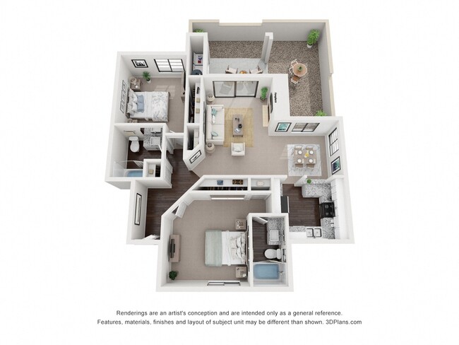Floorplan - Vaseo Apartments